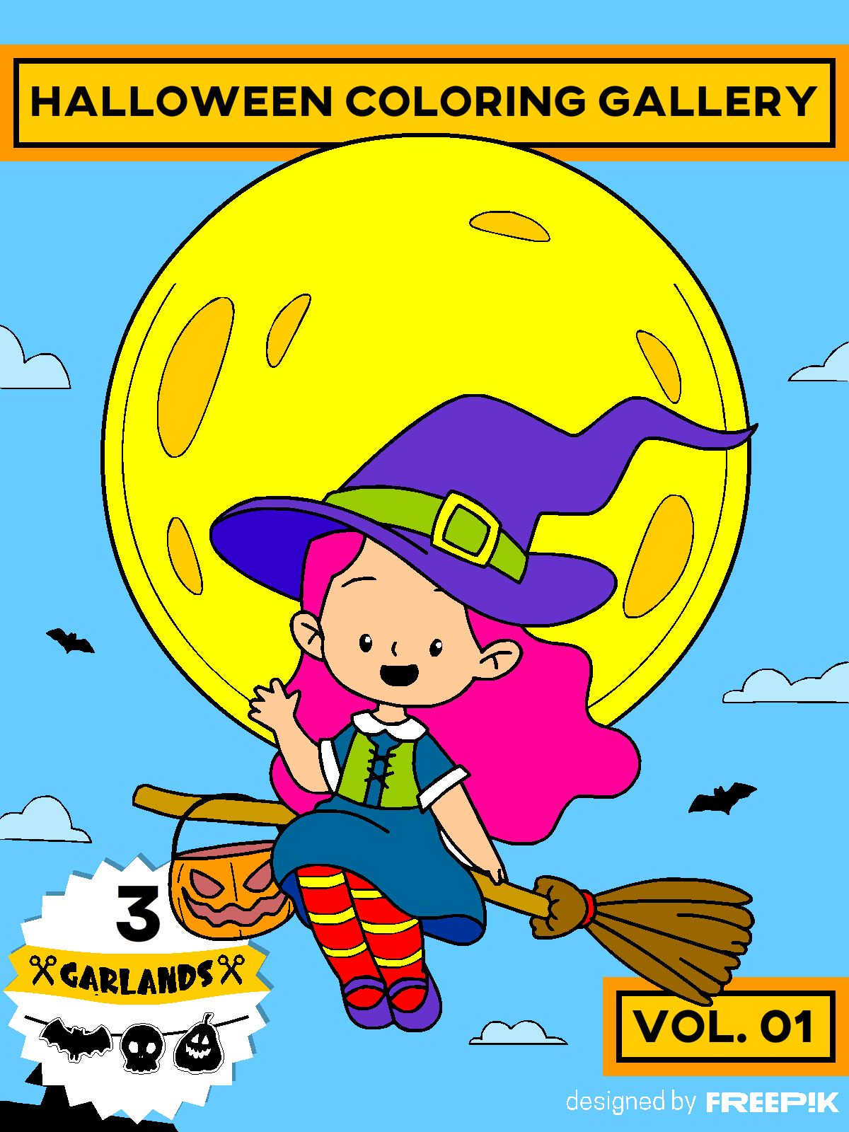 Halloween Coloring Gallery. Vol. 01