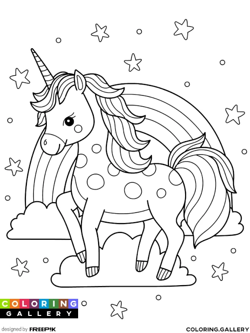 Unicorn and Rainbow