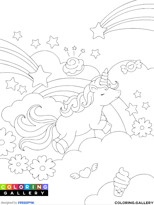 Unicorn Looking for Sweets