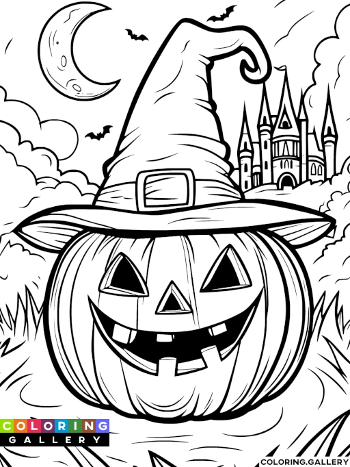 Pumpkin in a Witch's Hat