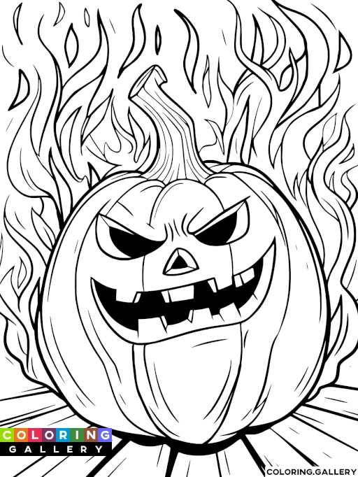 Pumpkin on Fire