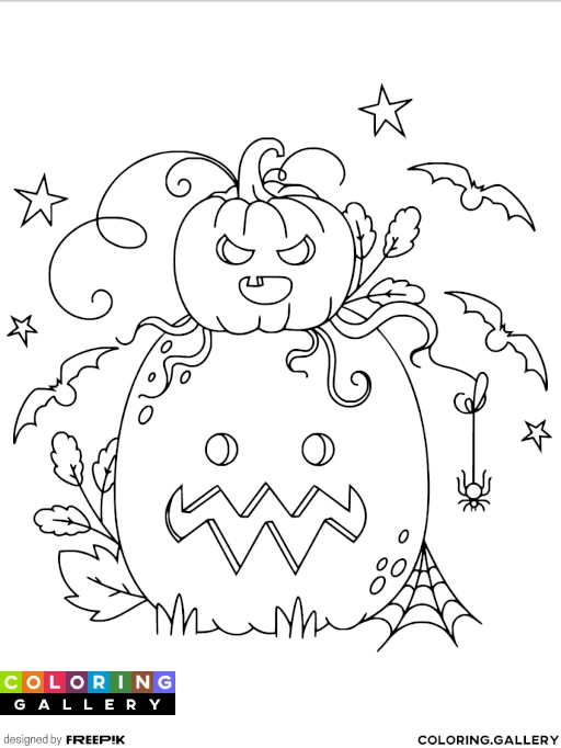 Two Pumpkins on Guard