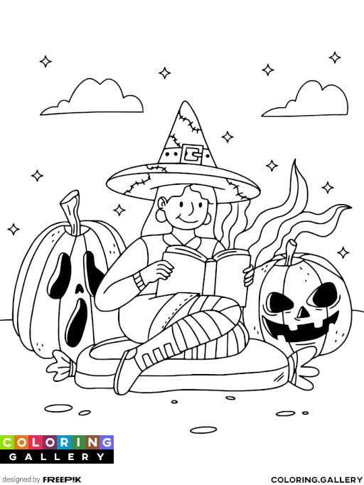 The Witch Reads a Scary Story