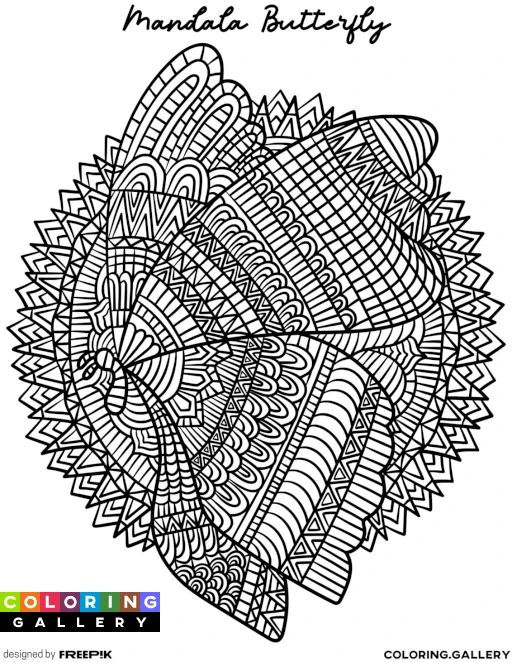Mandala Butterfly