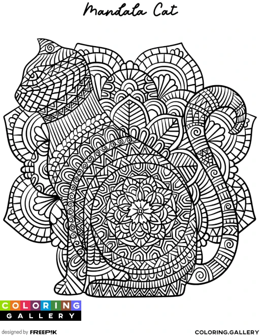 Mandala Cat